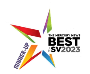 The Mercury News BEST SV2023 award received by Willow Glen Pet Hospital in San Jose, CA